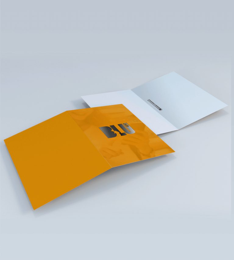 Carpeta Empresarial Archivador con Barniz UV Sectorizado | Gráfica