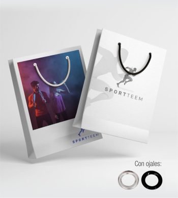 Bolsa de papel tamaño M con ojales