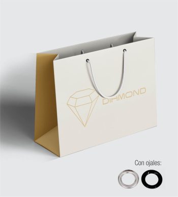 Bolsa personalizada Horizontal con ojales