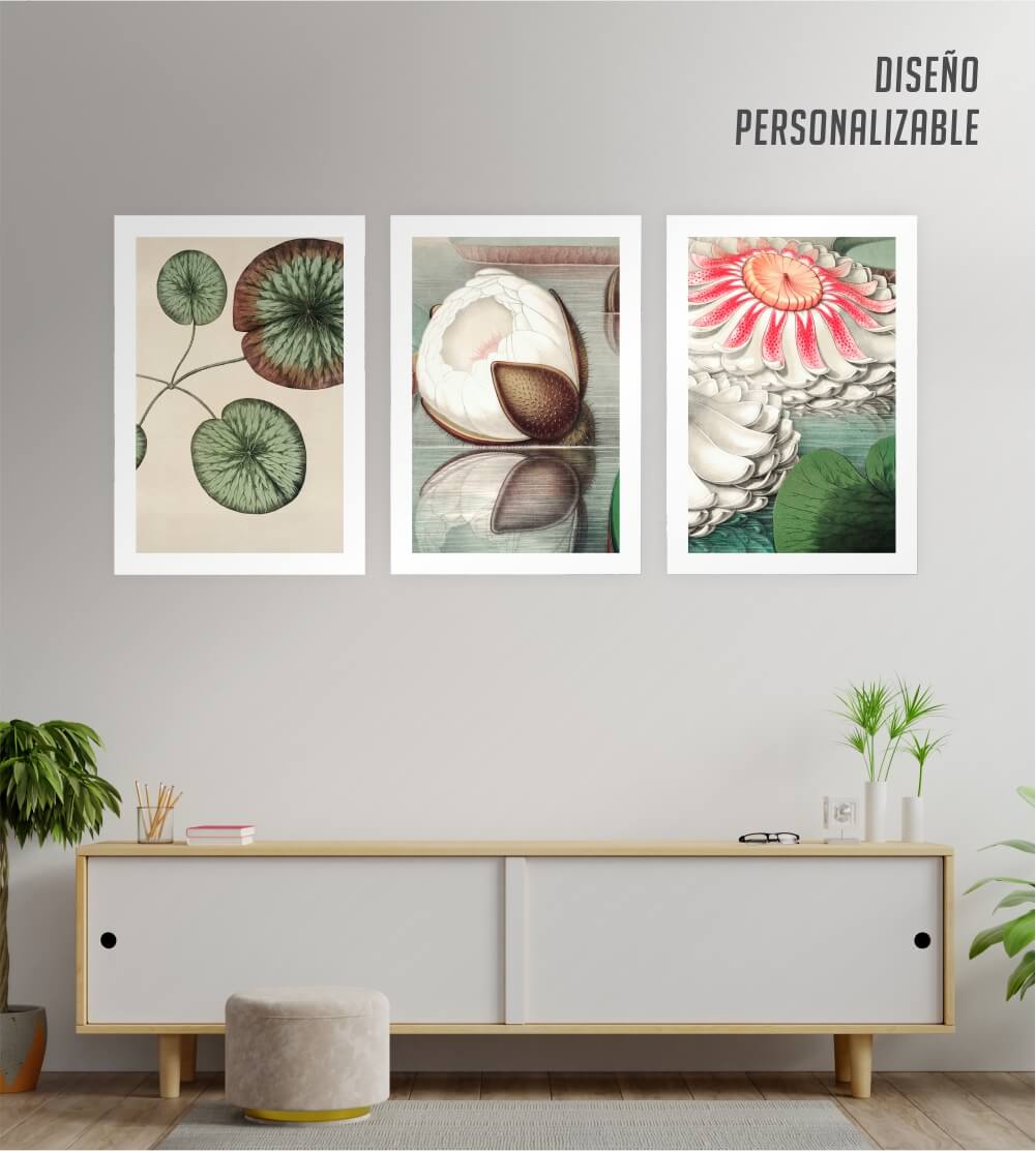 Cuadro Decorativo trio 40x50cm - Gráfica Online - Pixxel