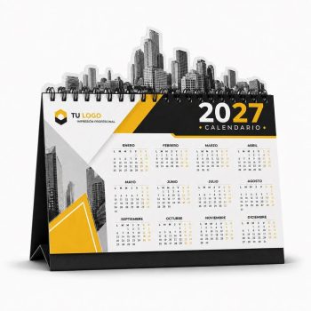 Calendario de Mesa Troquelado 25x13cm